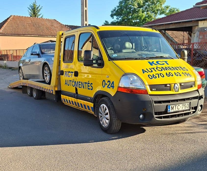 Mindig készenlétben: KCT Autómentés 0–24.