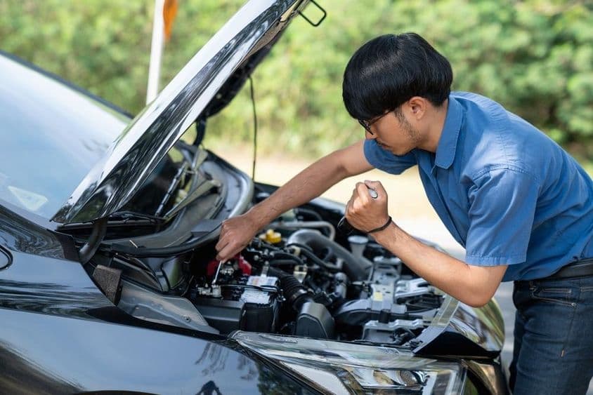 A jármű meghibásodása reggel